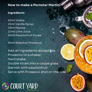 how to drink a pornstar martini